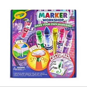 New! Crayola Marker Maker Kit, DIY Scented, Emoji, Broad and Fine Tip Markers